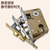 No high-quality stainless steel mechanical door lock, thickened pressure handle, indoor silent room door lock, bedroom solid wood door, suitable lock core handle Specification image